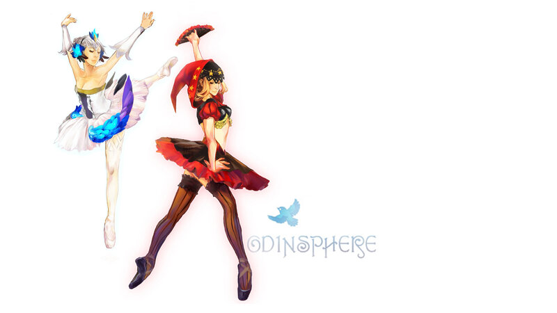 Two ballet dancers in costume