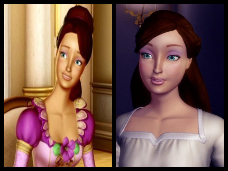 Two Barbie Characters