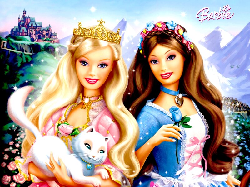 Two Barbie Dolls