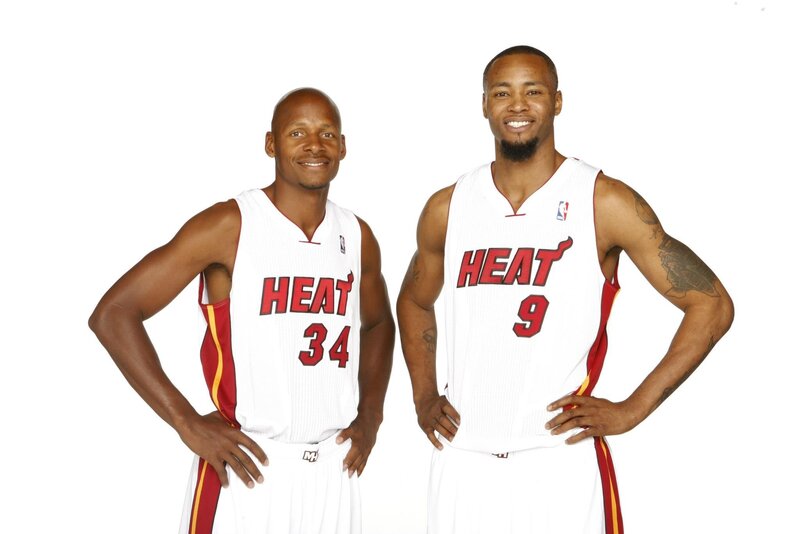 Two Basketball Players — White