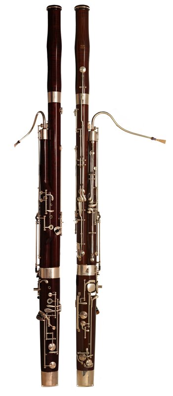 Two bassoons side by side