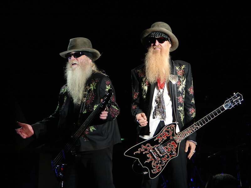 Two Bearded Musicians — Black