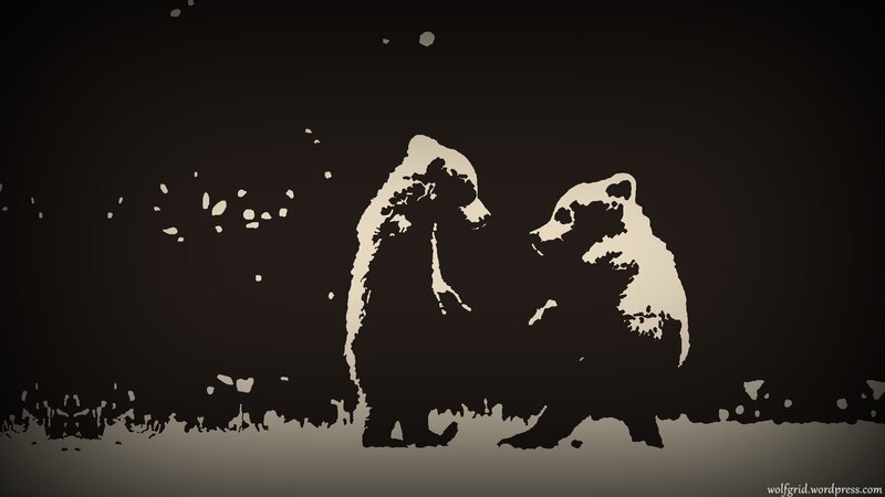Two Bears Standing
