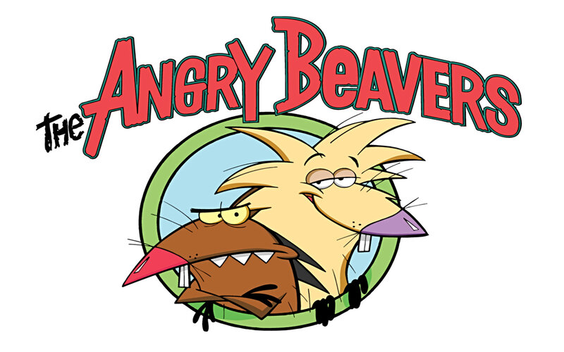 Two Beavers in a Circle — Red