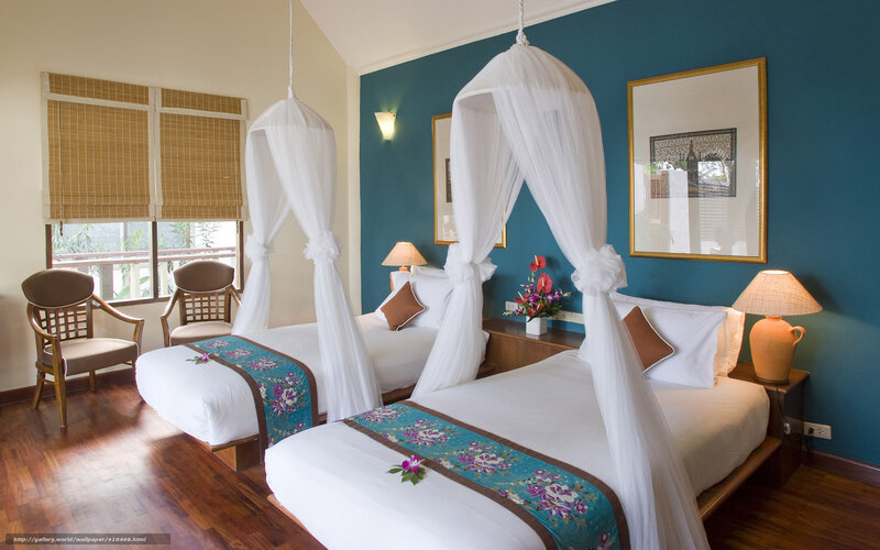 Two Beds in a Hotel Room