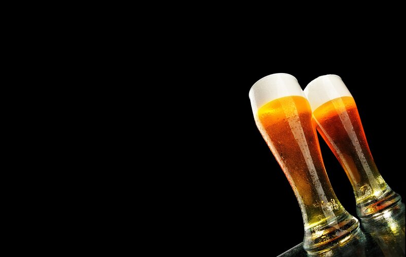 Two Beer Glasses