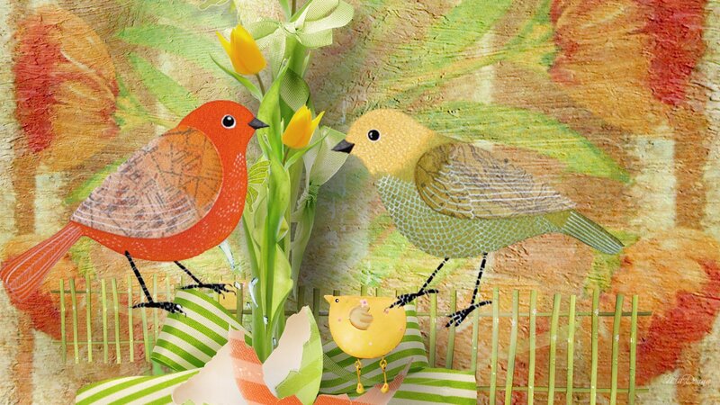 Two Birds and a Chick