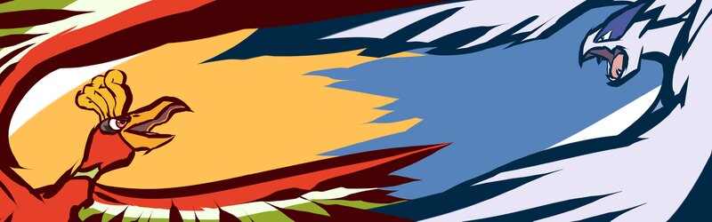 Two Birds in Flight — Red, Dramatic