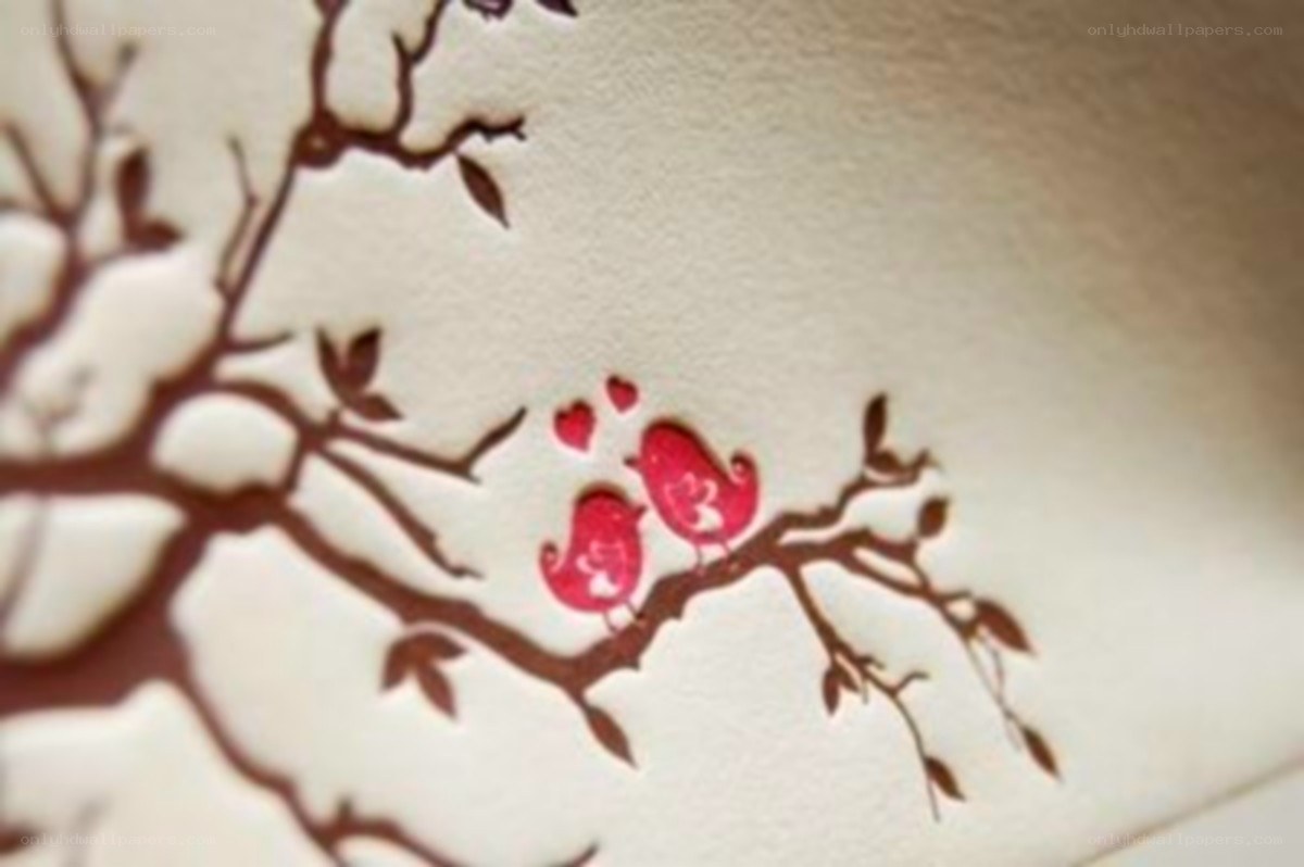 Two birds on a branch