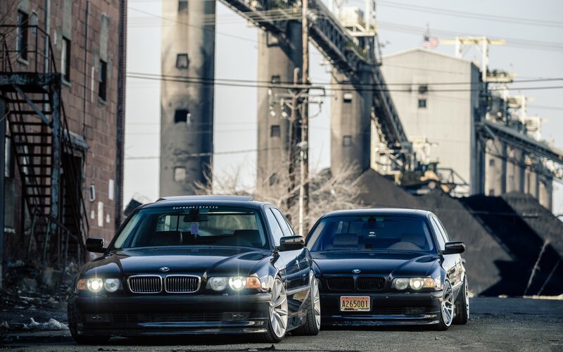 Two Black BMW Cars