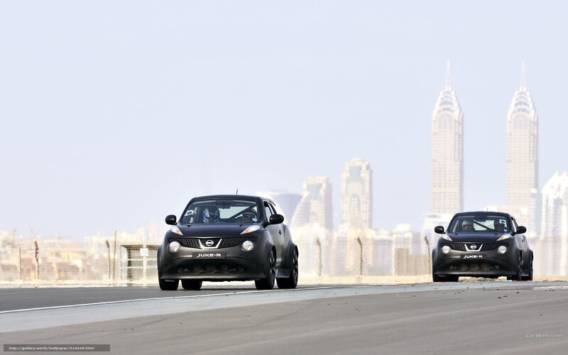 Two Black Cars on Track