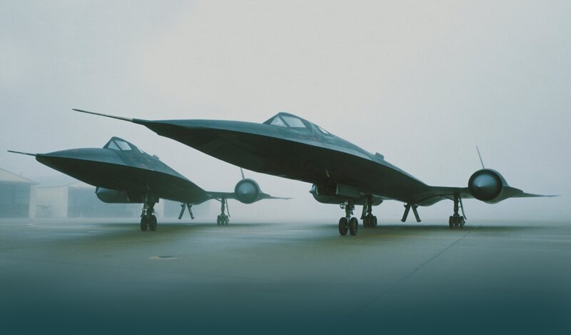 Two Black Jets on Tarmac