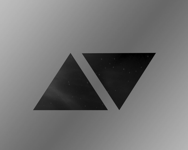 Two Black Triangles