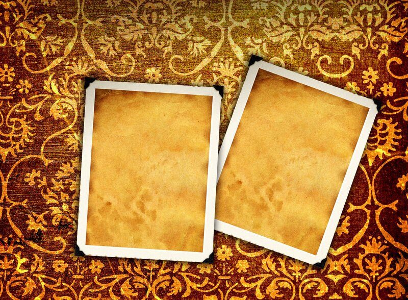Two Blank Photo Frames