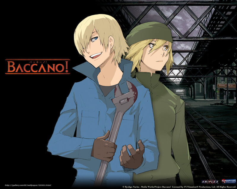 Two Blonde Anime Characters — Blue, Dramatic, Night