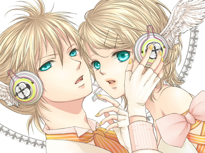 Two Blonde Anime Characters — Calm