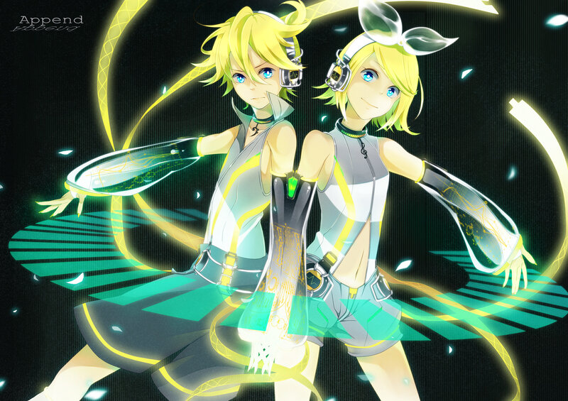 Two Blonde Anime Characters — Yellow, Dynamic