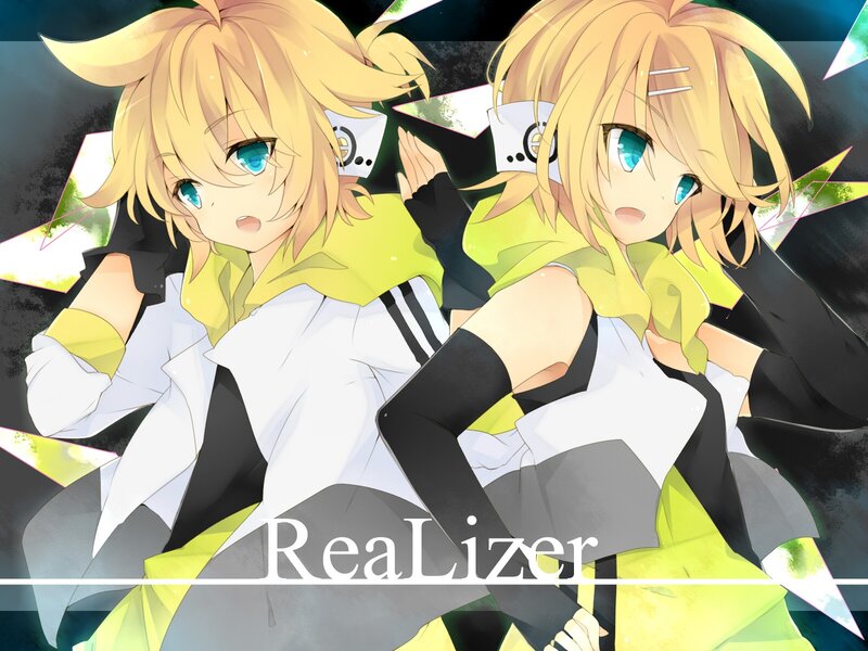 Two Blonde Anime Characters — Yellow, Dynamic, Yellow Jacket