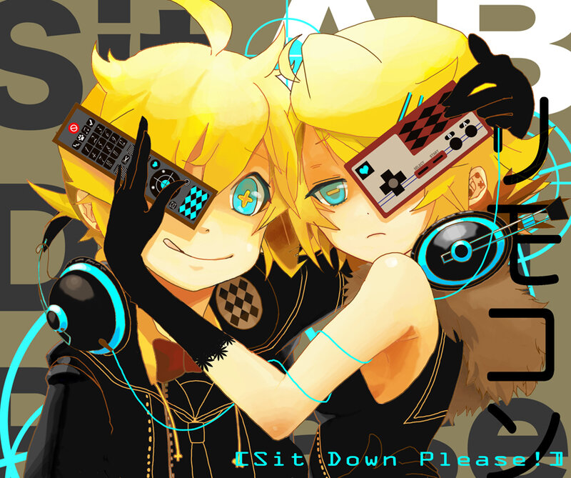 Two Blonde Anime Characters — Yellow, Playful, Digital Art