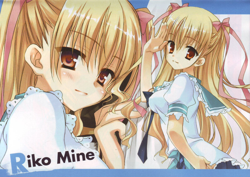 Two Blonde Anime Girls — Cheerful