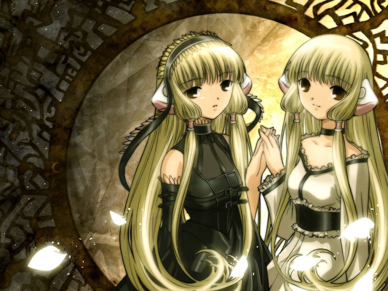 Two Blonde Anime Girls — Yellow, Serene