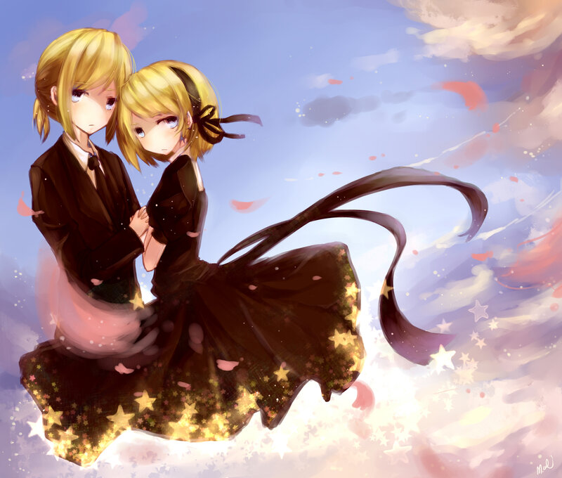 Two Blonde Characters — Blue, Dreamy