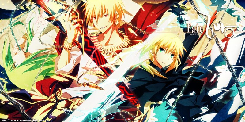 Two Blonde Characters in Battle