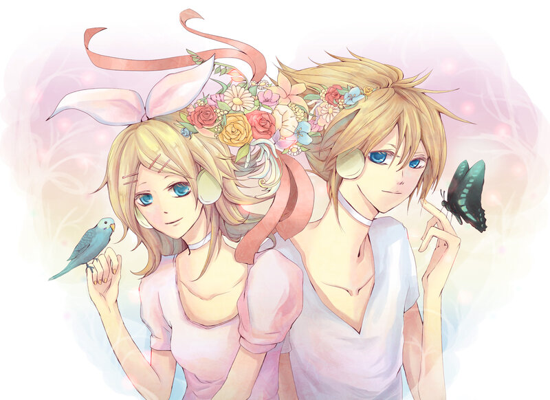 Two Blonde Characters — Pink