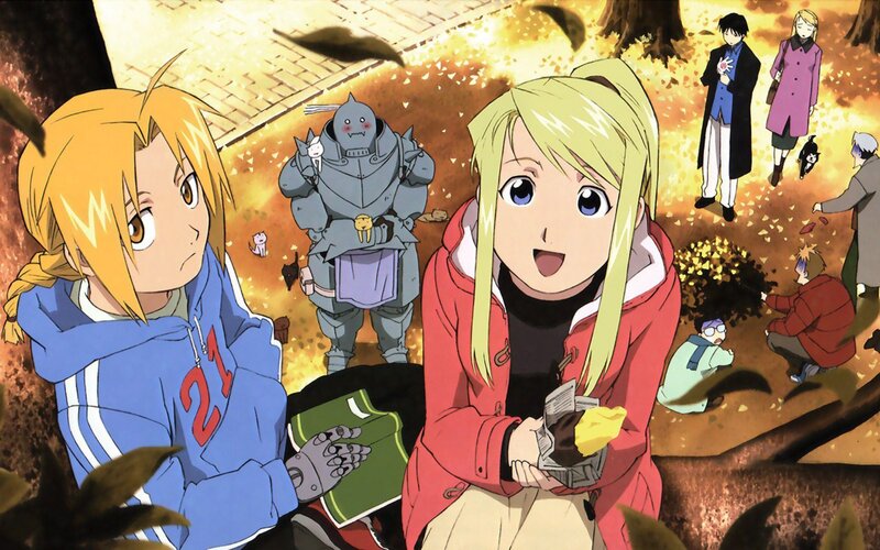 Two Blonde Characters — Yellow, Dramatic, Autumn