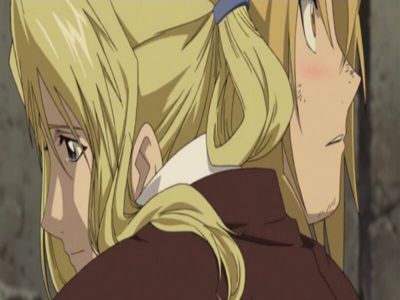 Two Blonde Characters — Yellow, Dramatic