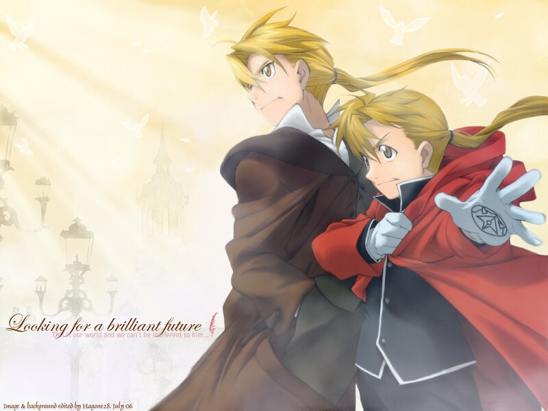 Two Blonde Characters — Yellow, Hopeful