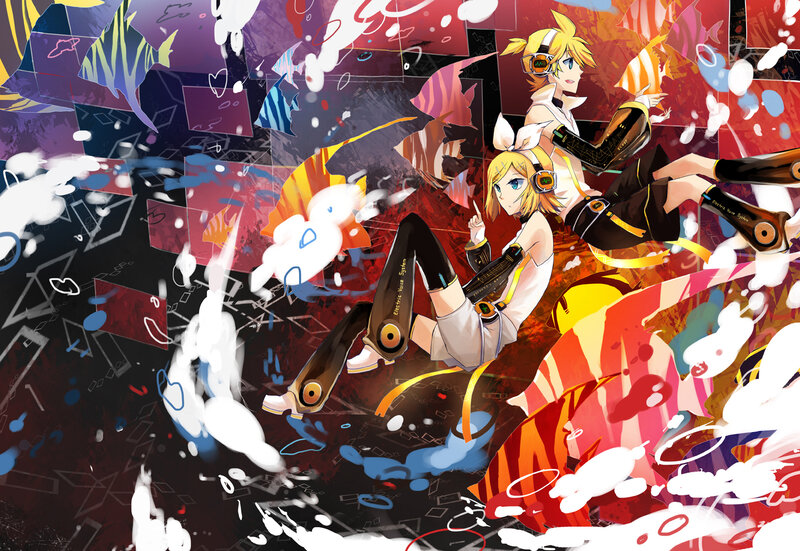 Two Blonde Characters — Yellow