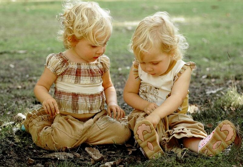 Two Blonde Toddlers