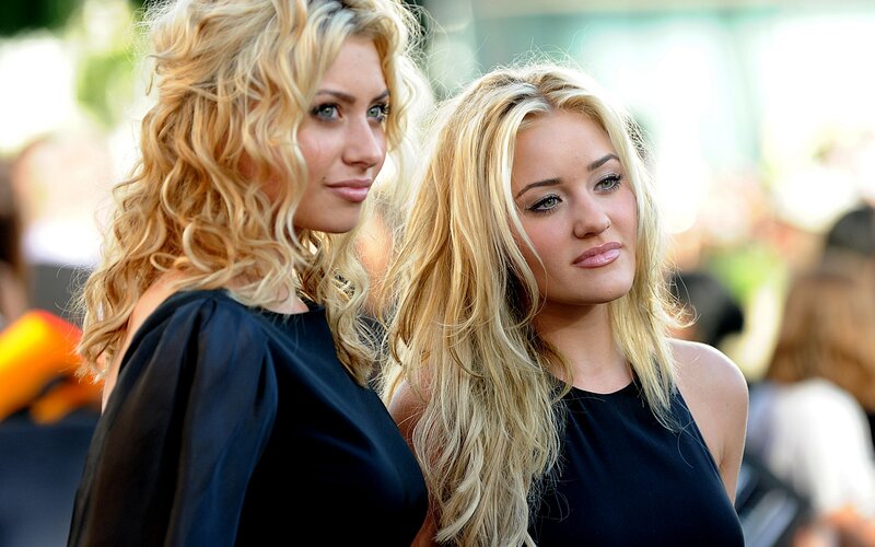 Two Blonde Women — Black, Neutral, Afternoon
