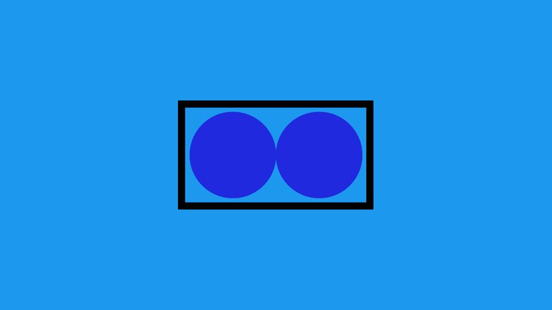 Two Blue Circles