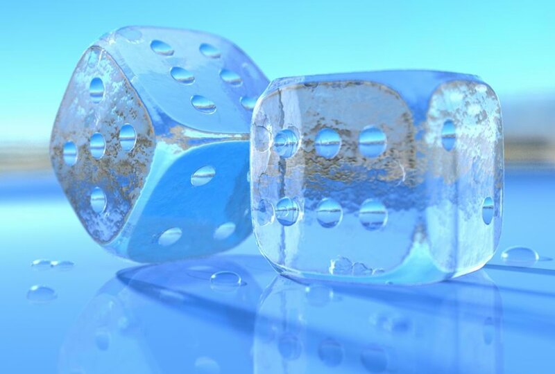 Two Blue Dice
