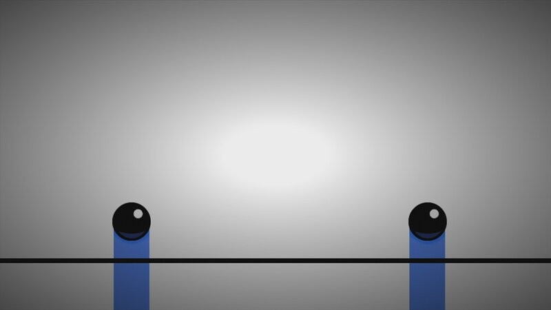 Two Blue Figures