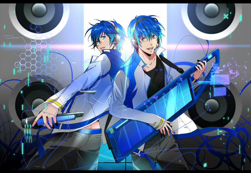 Two Blue-haired Characters — Blue