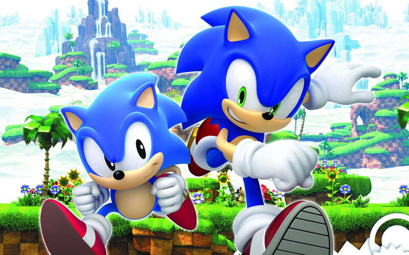 Two Blue Hedgehogs