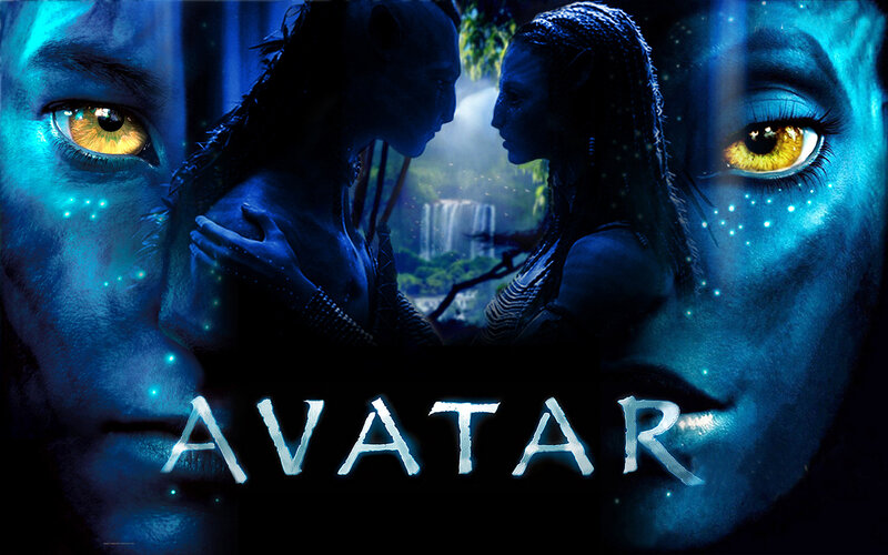 Two Blue-skinned People