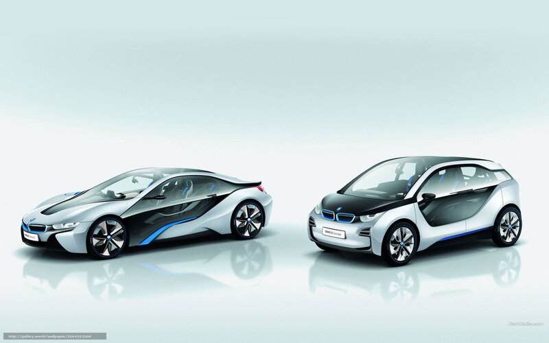 Two BMW Concept Cars — White