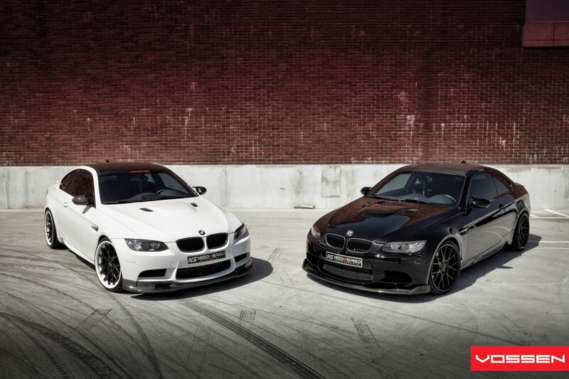 Two BMW M3 Cars — White