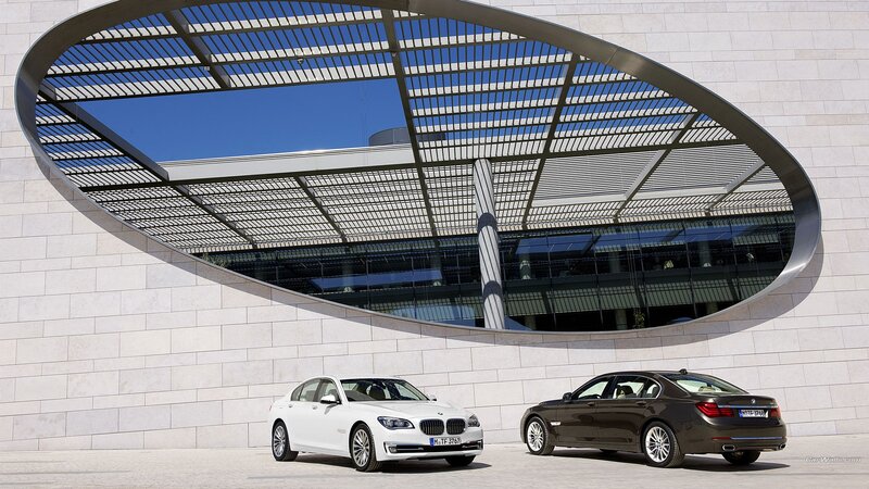 Two BMW Sedans