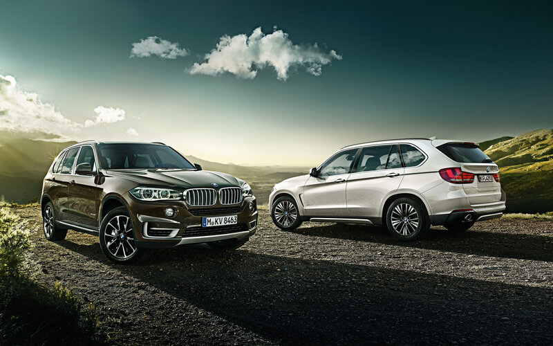 Two BMW SUVs