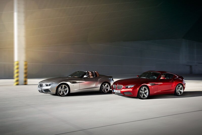 Two BMW Z4 cars in motion