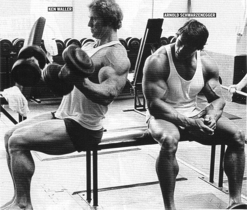 Two Bodybuilders in Gym
