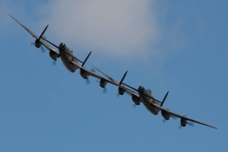 Two Bomber Planes