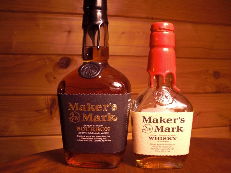 Two bottles of Maker's Mark