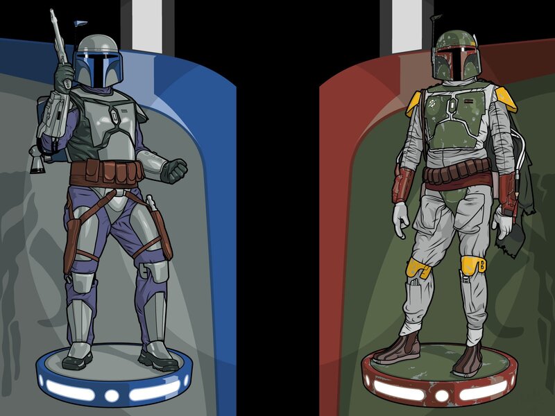 Two Bounty Hunters — Green