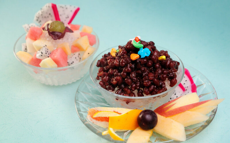 Two Bowls of Fruit Dessert